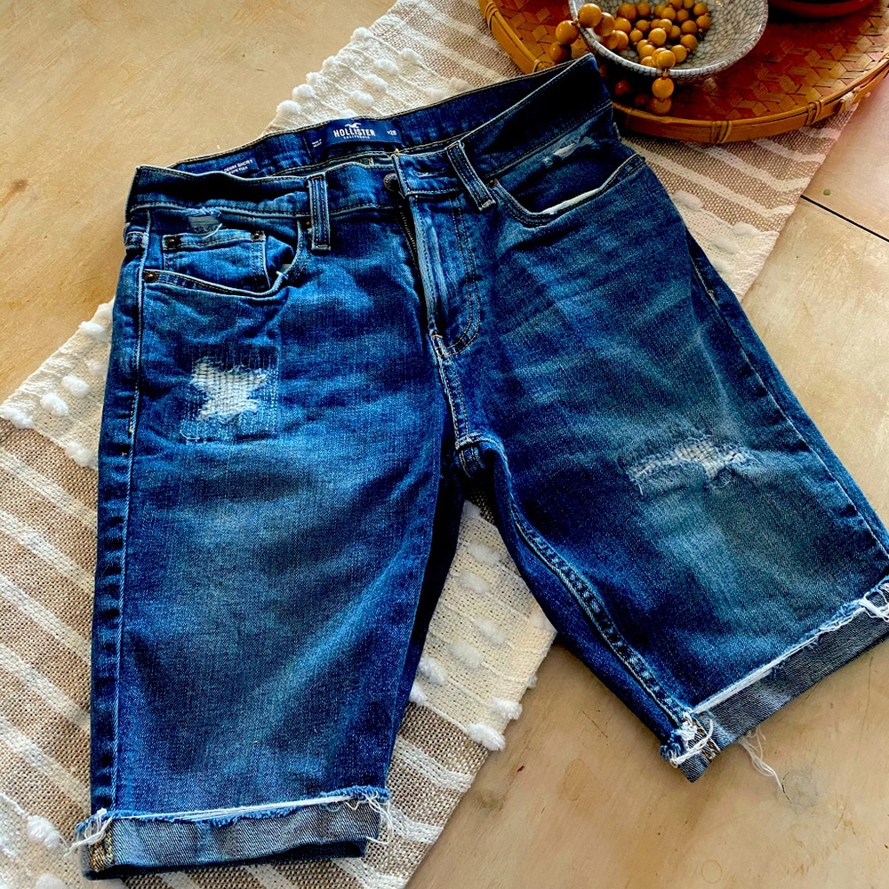 Hollister jean shorts